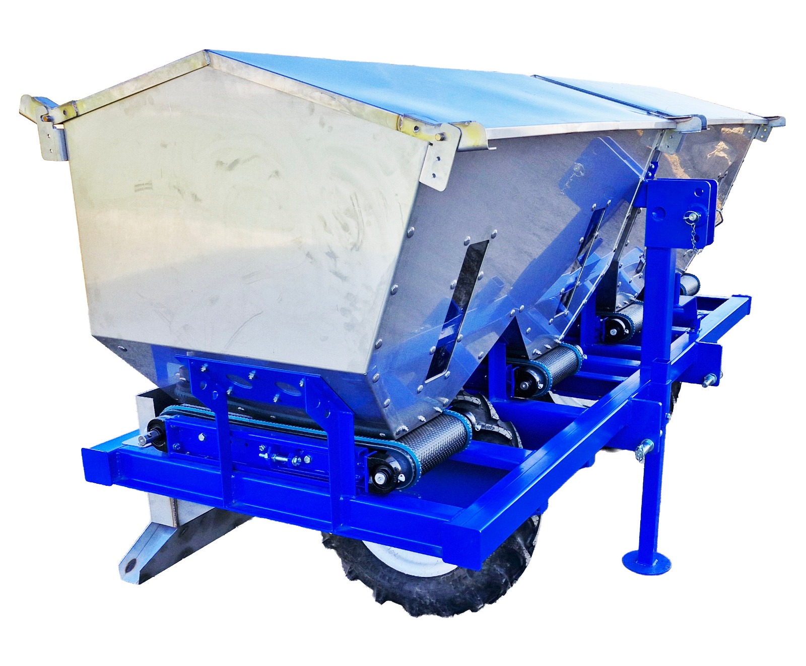 Distribuitor fertilizator cu bandă 4 rânduri