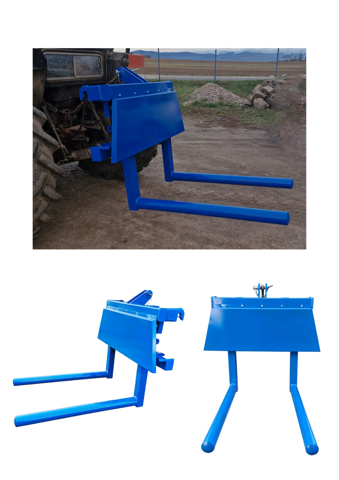 Furcă hidraulică utilizare încărcător frontal baloți